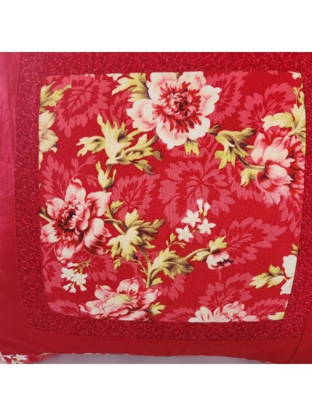 Cottagecore Floral Duck Down Filled Soft Bed Throw Pillow Cushion Farmhouse Home